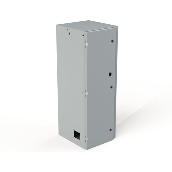 1/4 Turn Latch Electrical Enclosures, 48 in H, 18 in D, 17 in W, NEMA 3R, 4, 12, 13